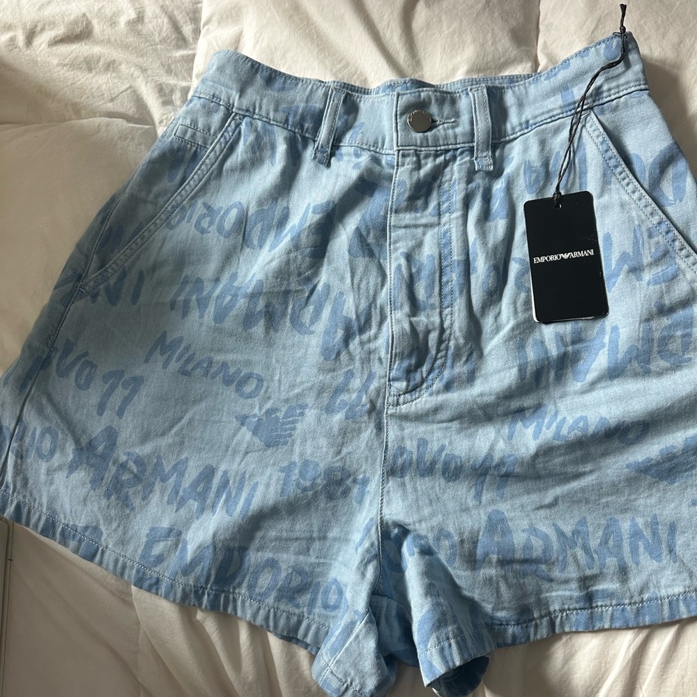 Emporio Armani denim shorts